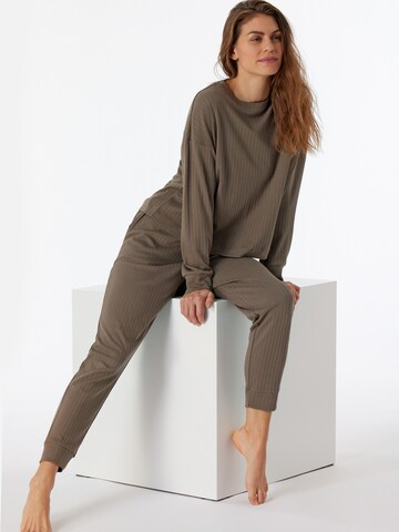 SCHIESSER Longsleeve ' Mix & Relax ' in Grau