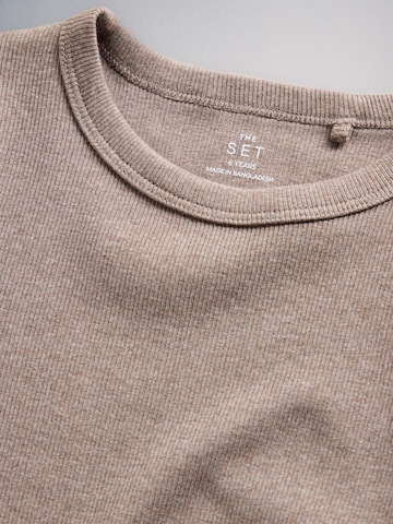 The Set T-shirt i brun