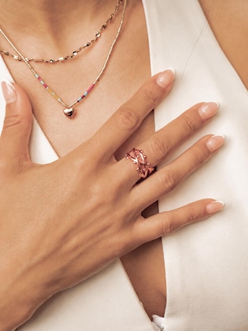 Hey Happiness Ring 'Bubble Twist'‌‌‌‌‌ in Gold: Vorderseite