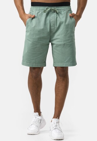 Regular Pantalon 'Kelowna' INDICODE JEANS en vert