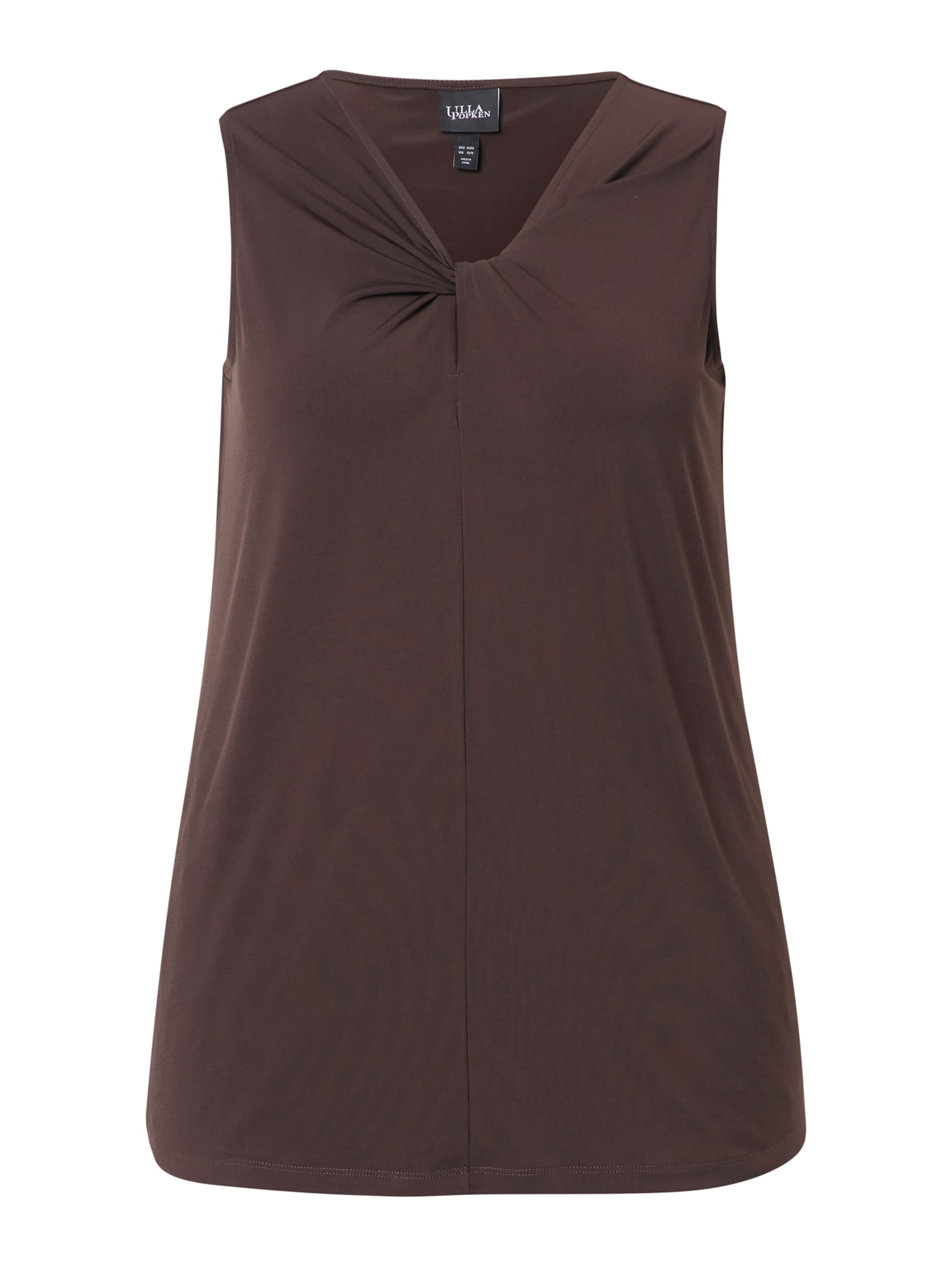 Ulla Popken Top - Hnedá: predná strana