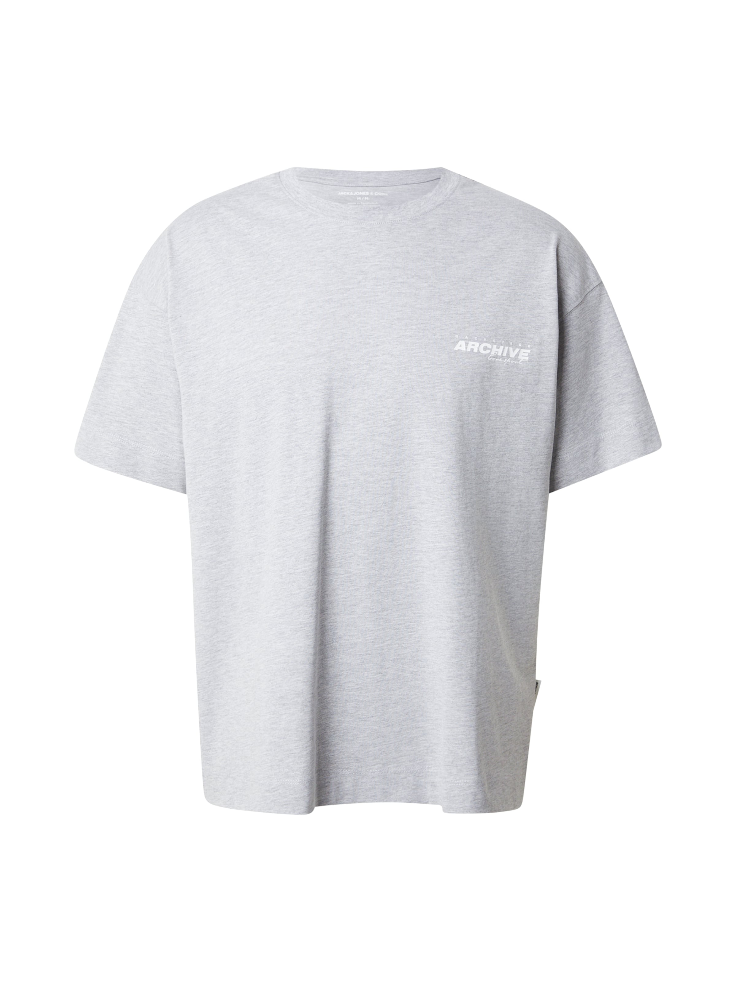 Tricou 'JCOMINERAL' de la JACK & JONES pe gri: față