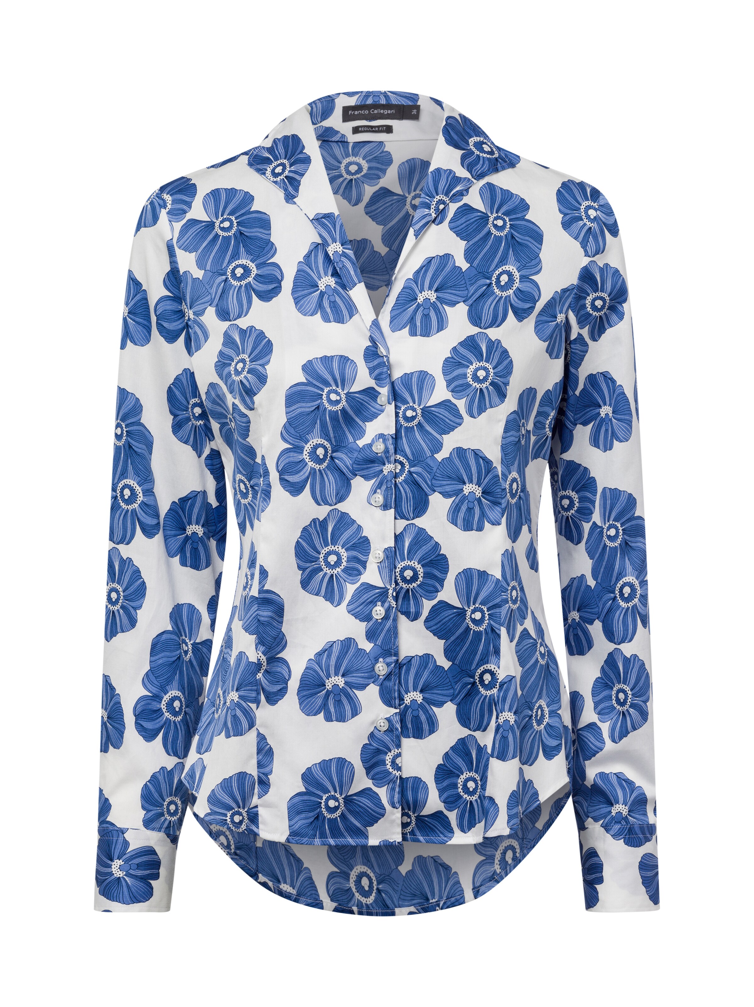 Franco Callegari Bluse ' ' in Blau: Vorderseite