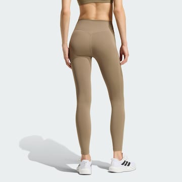 Skinny Pantalon de sport 'Optime' ADIDAS PERFORMANCE en beige
