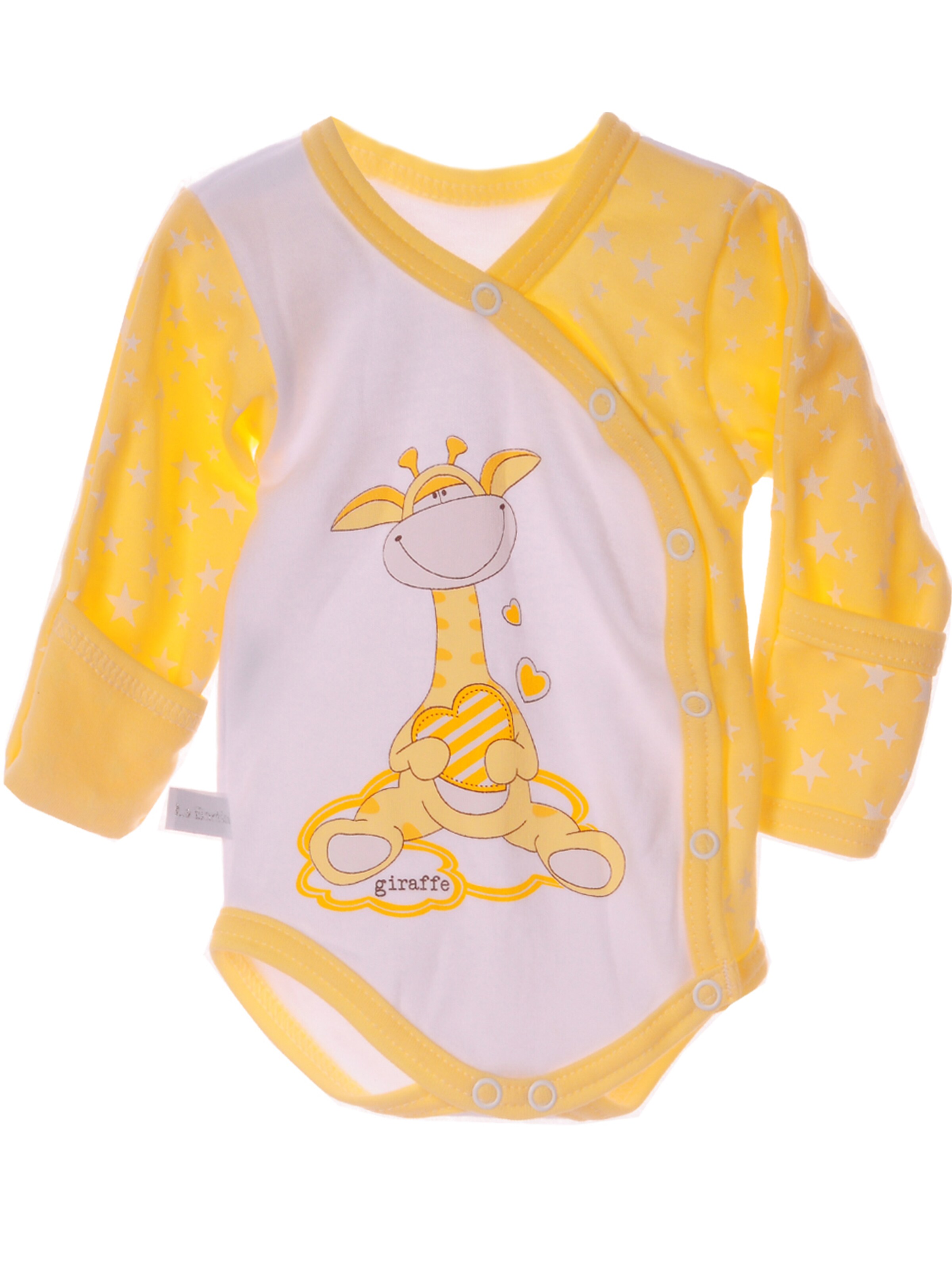 La Bortini Romper/Bodysuit in Yellow: front