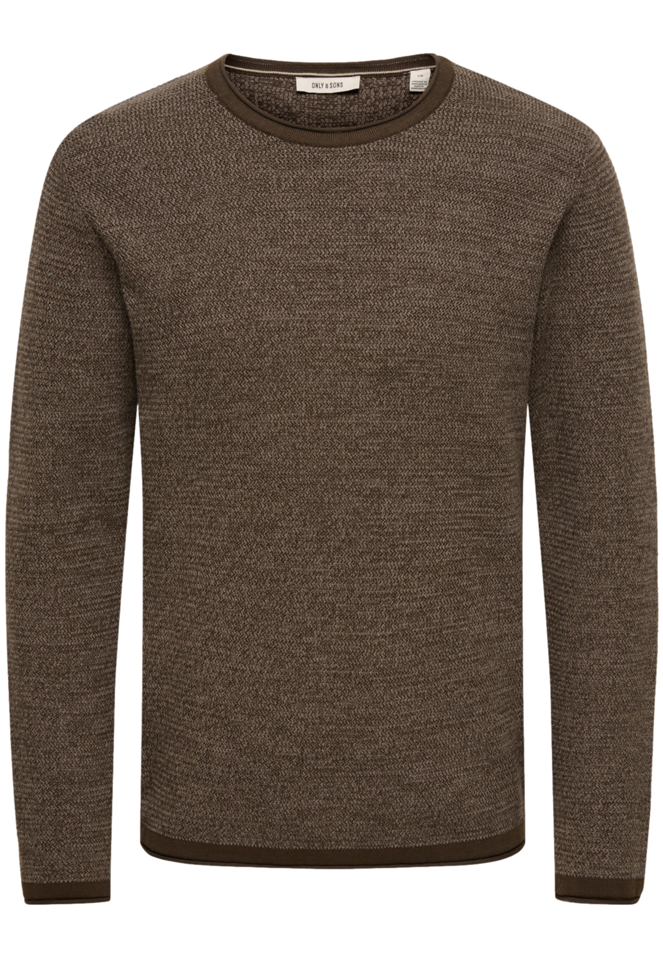 Only & Sons Pullover 'ONSEric' in Braun: Vorderseite