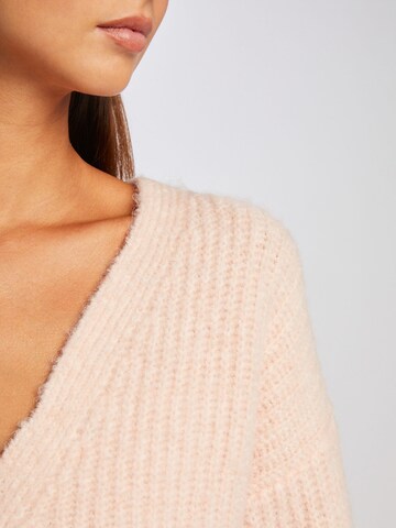 Morgan Knit Cardigan in Pink