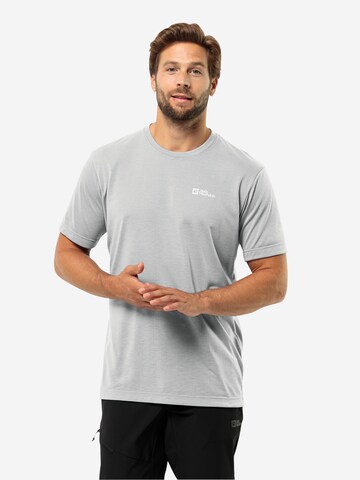 JACK WOLFSKIN Performance Shirt 'VONNAN' in Grey: front