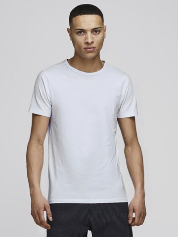 JACK & JONES T-Shirt 'JJO-Neck' in Schwarz: Vorderseite