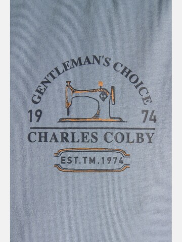 Charles Colby T-Shirt ' Earl Jasper ' in Blau