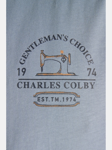 Charles Colby T-Shirt ' Earl Jasper ' in Blau