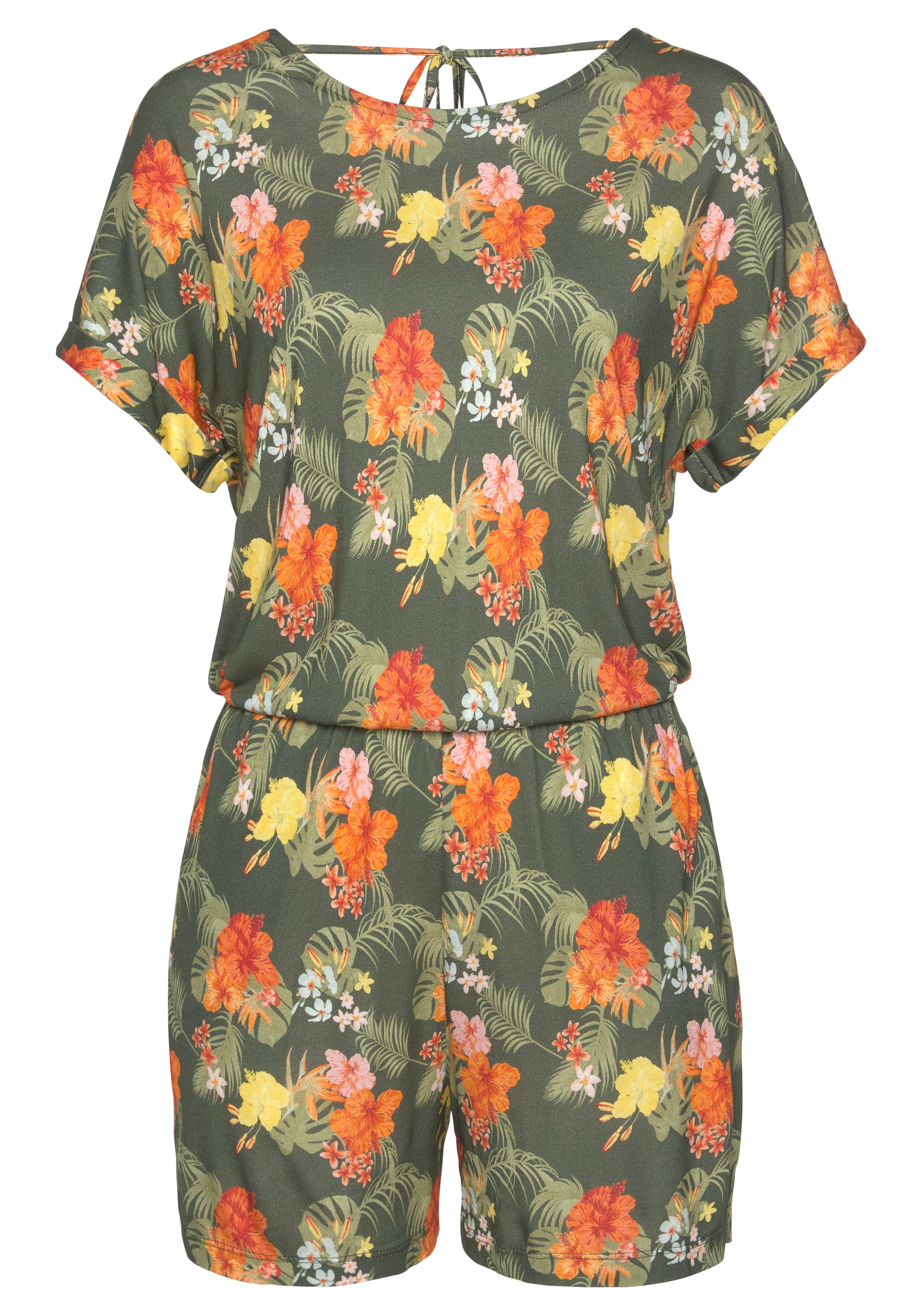 LASCANA Overal 'Tahiti' – zelená: přední strana