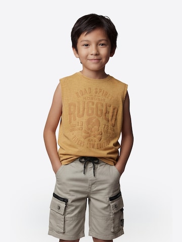 T-Shirt KOROSHI en jaune : devant