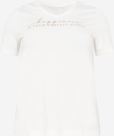 SAMOON T-shirt en or / blanc cassé, Vue avec produit