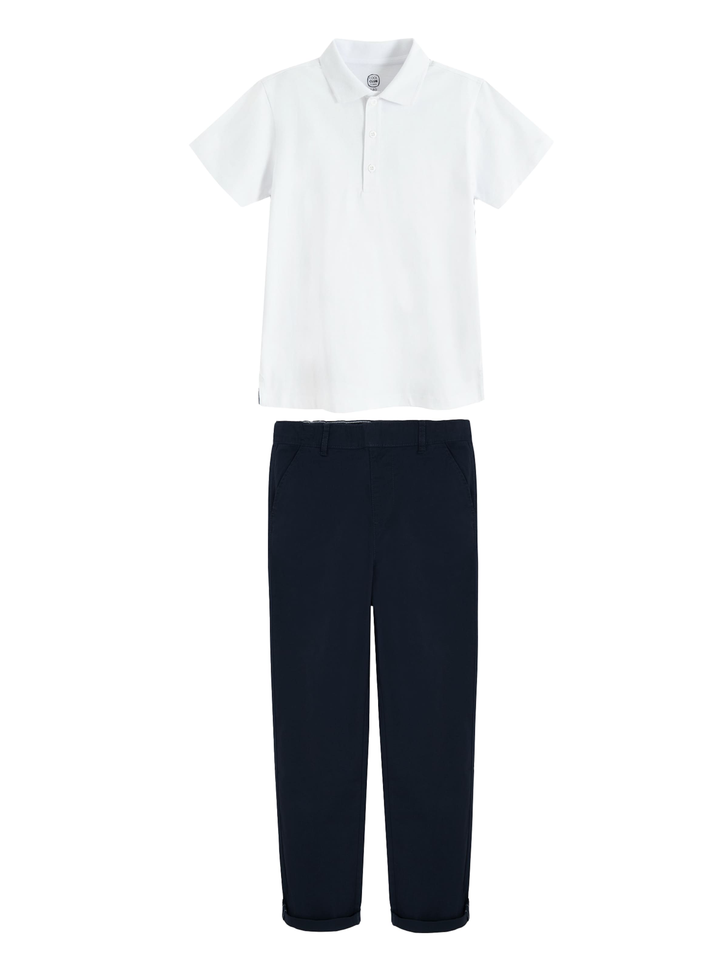 balts Cool Club Komplekts: no priekšpuses