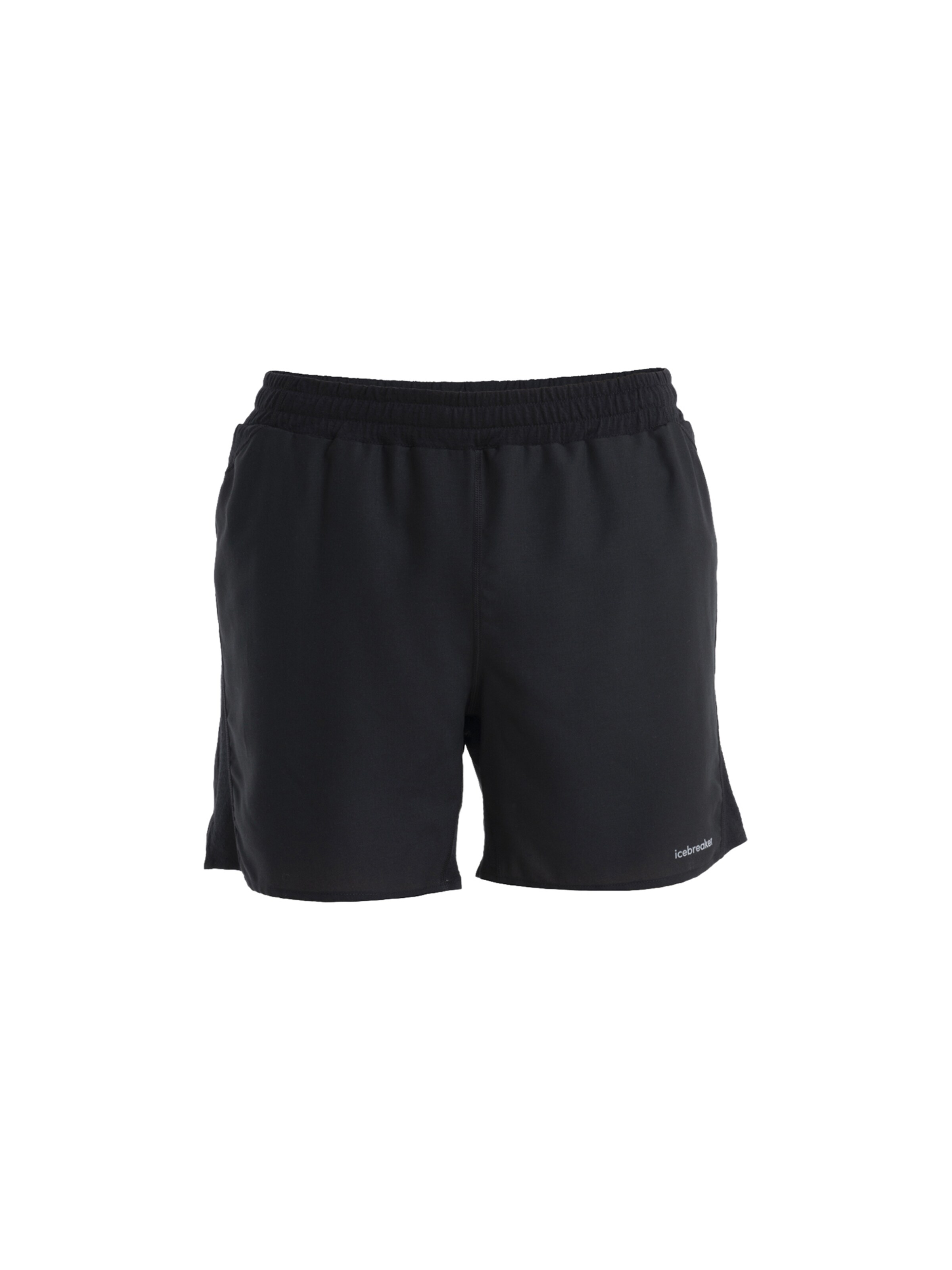ICEBREAKER - Regular Calças 'Merino 125 light weight ZoneKnit Speed 6 Shorts' em preto: frente