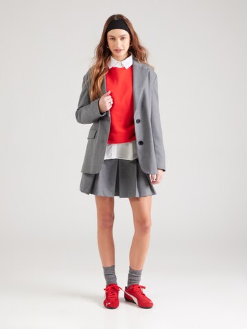 Sweat-shirt PIECES en rouge