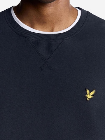 Lyle & Scott Sweatshirt 'Brushed Back Crew Neck Sweatsh ML1131V' i blå