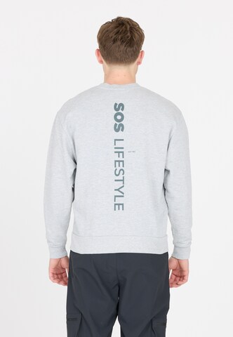 SOS Sweatshirt 'Bovec' in Grijs