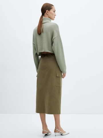 MANGO Skirt 'BENGALA' in Green