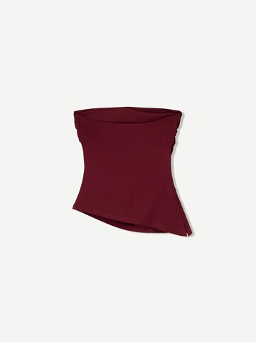 Haut Bershka en rouge