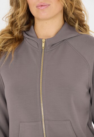 Athlecia Sweat jacket 'Jacey' in Brown