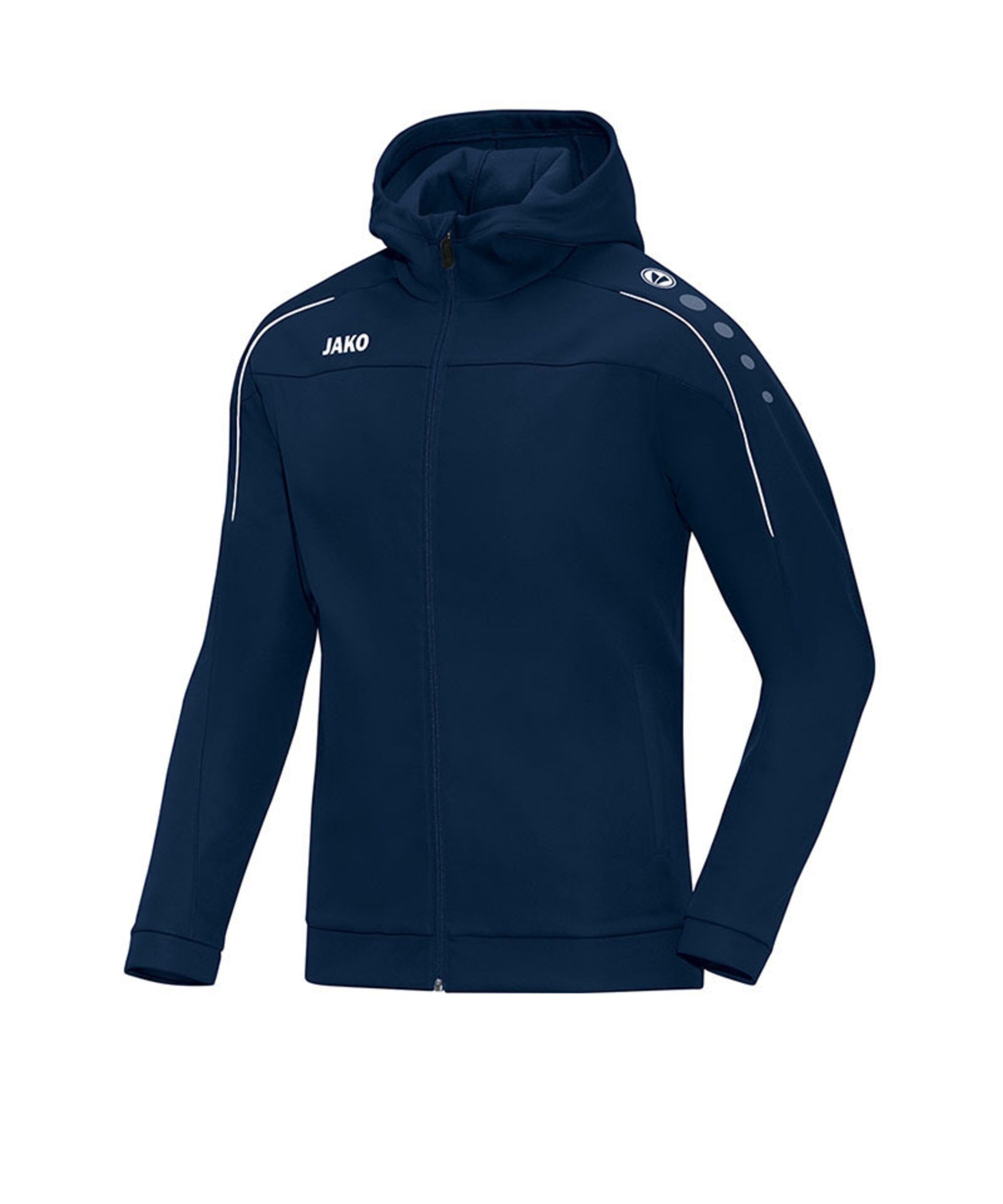 JAKO Sportjacke 'Classico' in Blau: Vorderseite