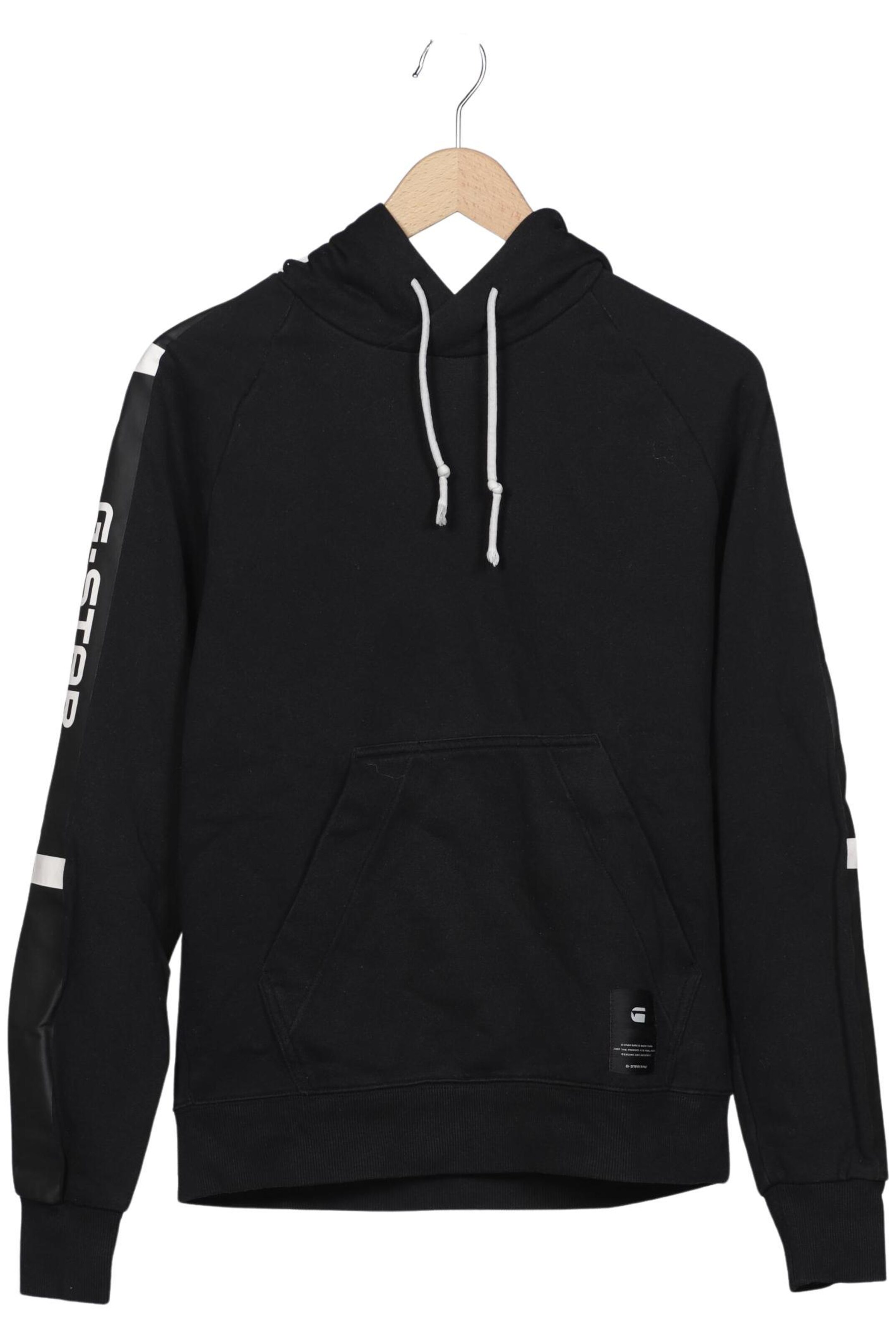 G-STAR Sweatshirt & Zip-Up Hoodie in M in Black: front