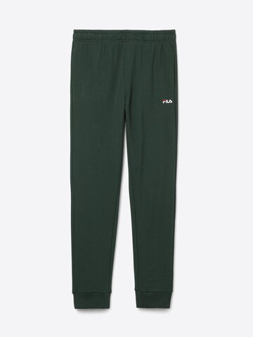 FILA Regular Housut 'LUNIGO sweat pants' värissä vihreä