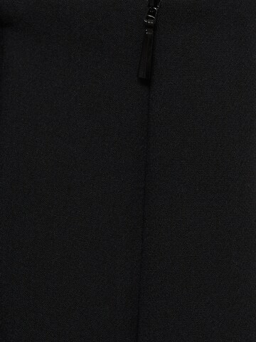 MANGO Wide leg Pleated Pants 'Baguette' in Black