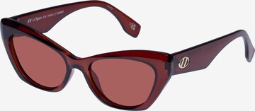 Lunettes de soleil 'Eye Trash' LE SPECS en marron : devant