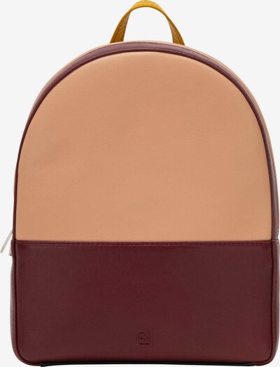 DuDu Sac à dos 'City' en beige / lie de vin, Vue avec produit