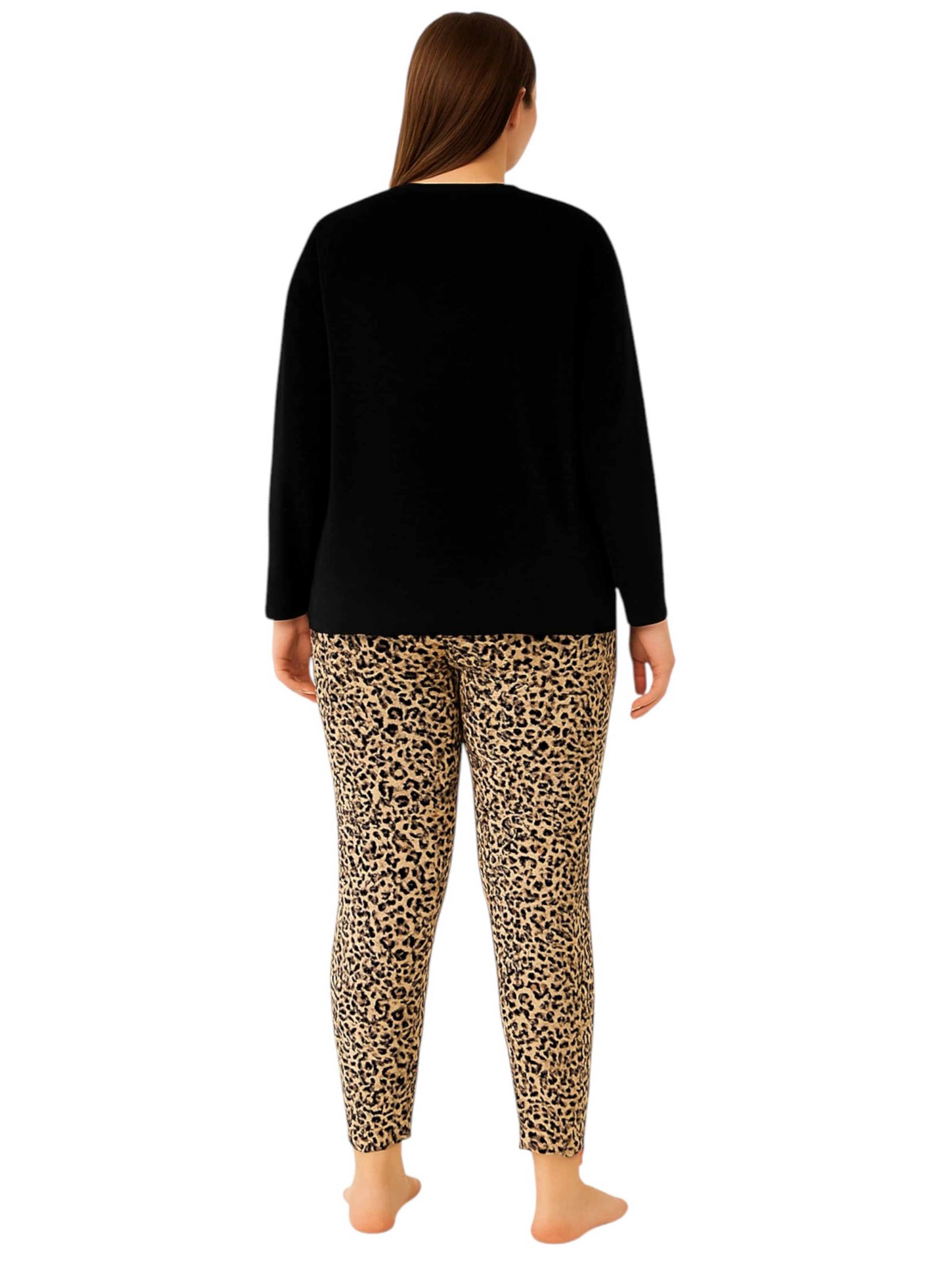 fashionshowcase Pajama 'Velour Dreams' in Black