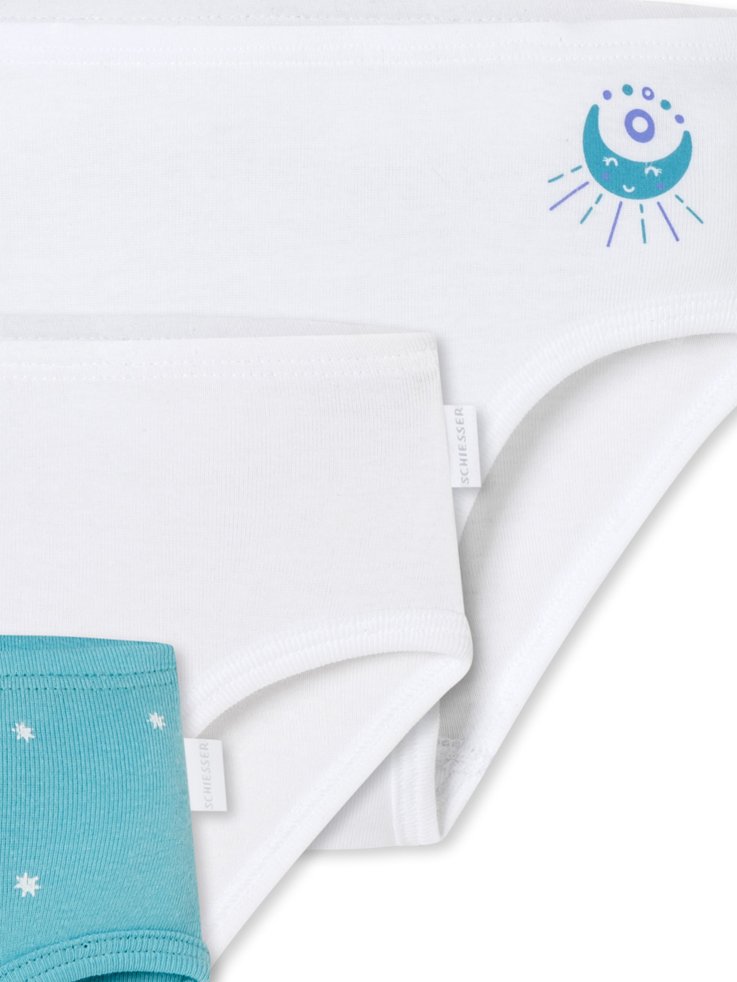 SCHIESSER Underpants ' Fine Rib ' in Blue