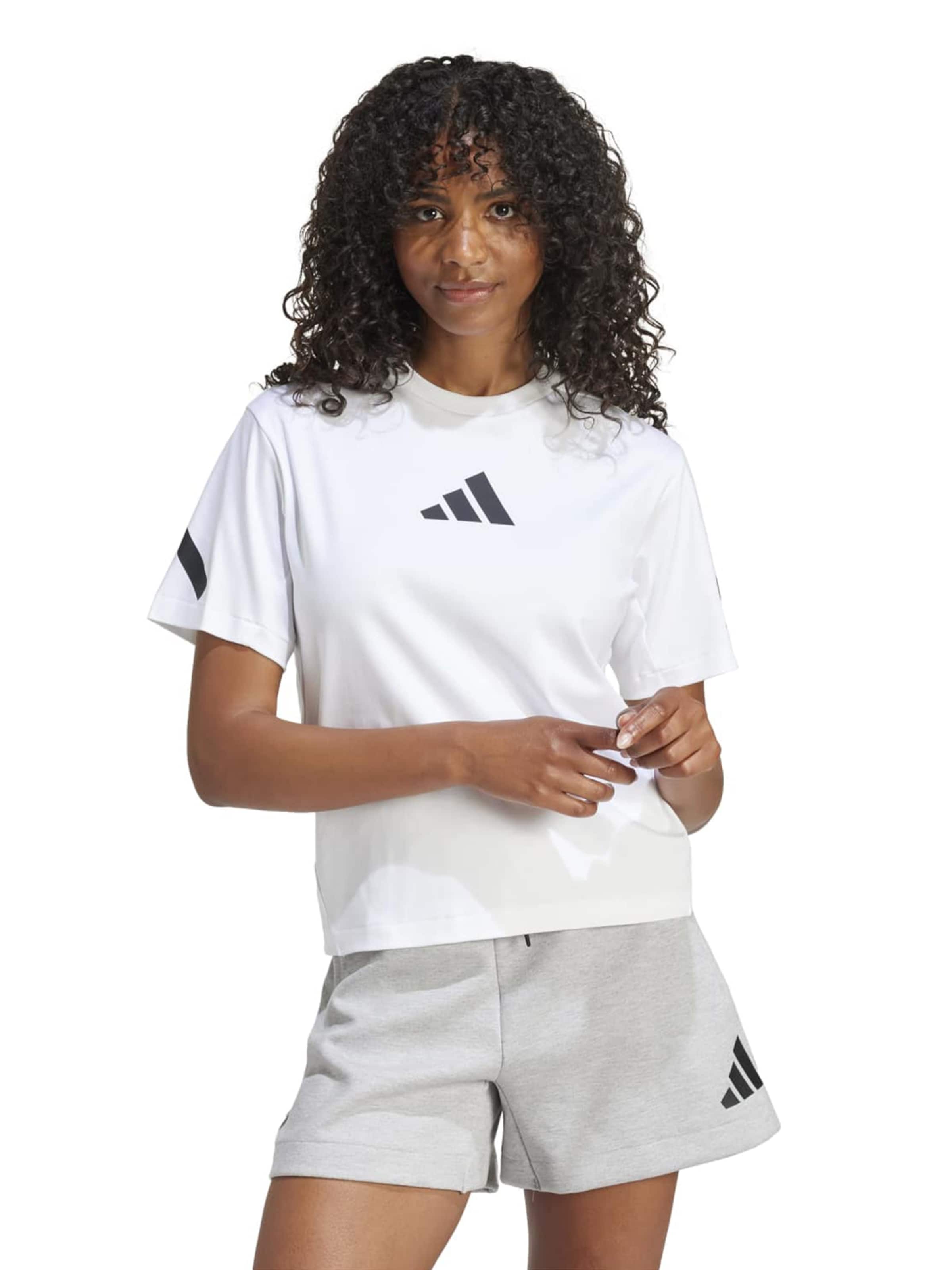 ADIDAS SPORTSWEAR Funktionsbluse 'Z.N.E.' i hvid: forside