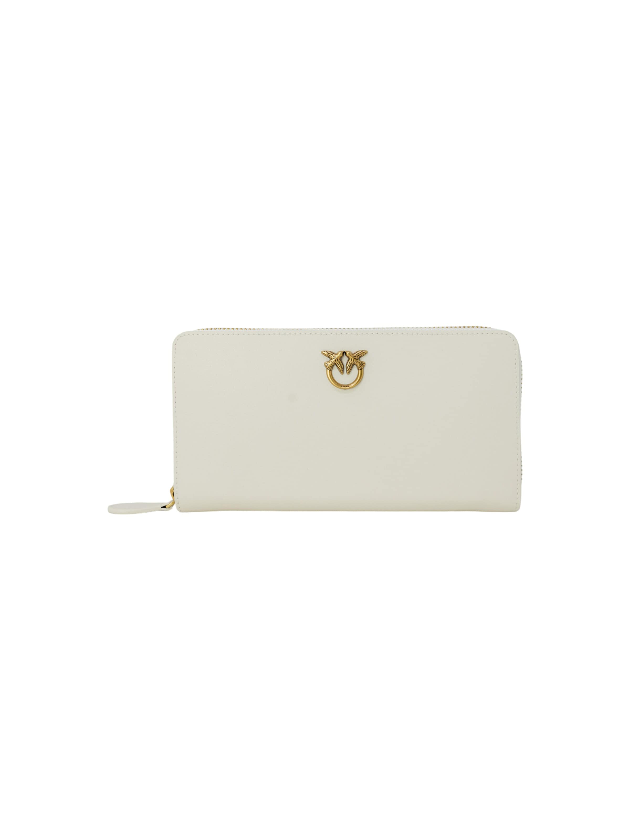 PINKO - Cartera 'RYDER ZIP AROUND VITELLO SETA 100250 A0F1' en beige: frente