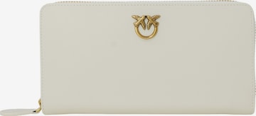 PINKO - Cartera 'RYDER ZIP AROUND VITELLO SETA 100250 A0F1' en beige: frente