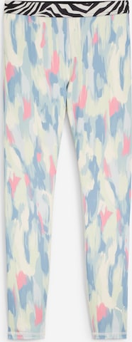 Skinny Pantalon de sport 'ANIMAL REMIX' PUMA en bleu : devant