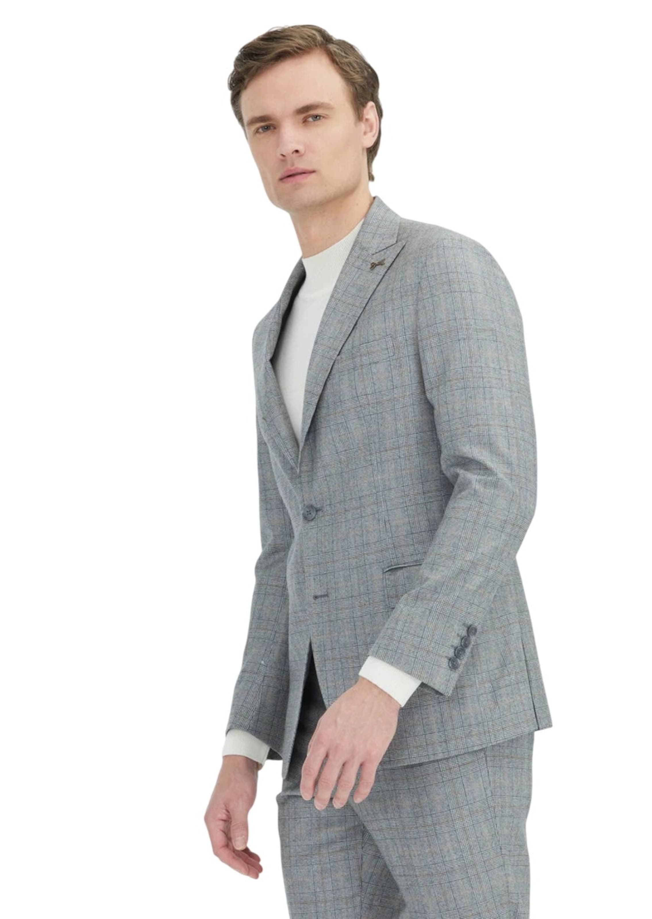 Ramsey Regular Suit in Grey