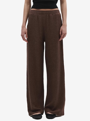 No Matter What Trousers in Brown: front