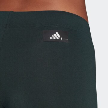 ADIDAS SPORTSWEAR Skinny Urheiluhousut 'Future Icons Badge Of Sport' värissä vihreä