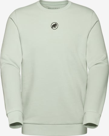 MAMMUT Sportsweatshirt 'Original' in Grün: Vorderseite