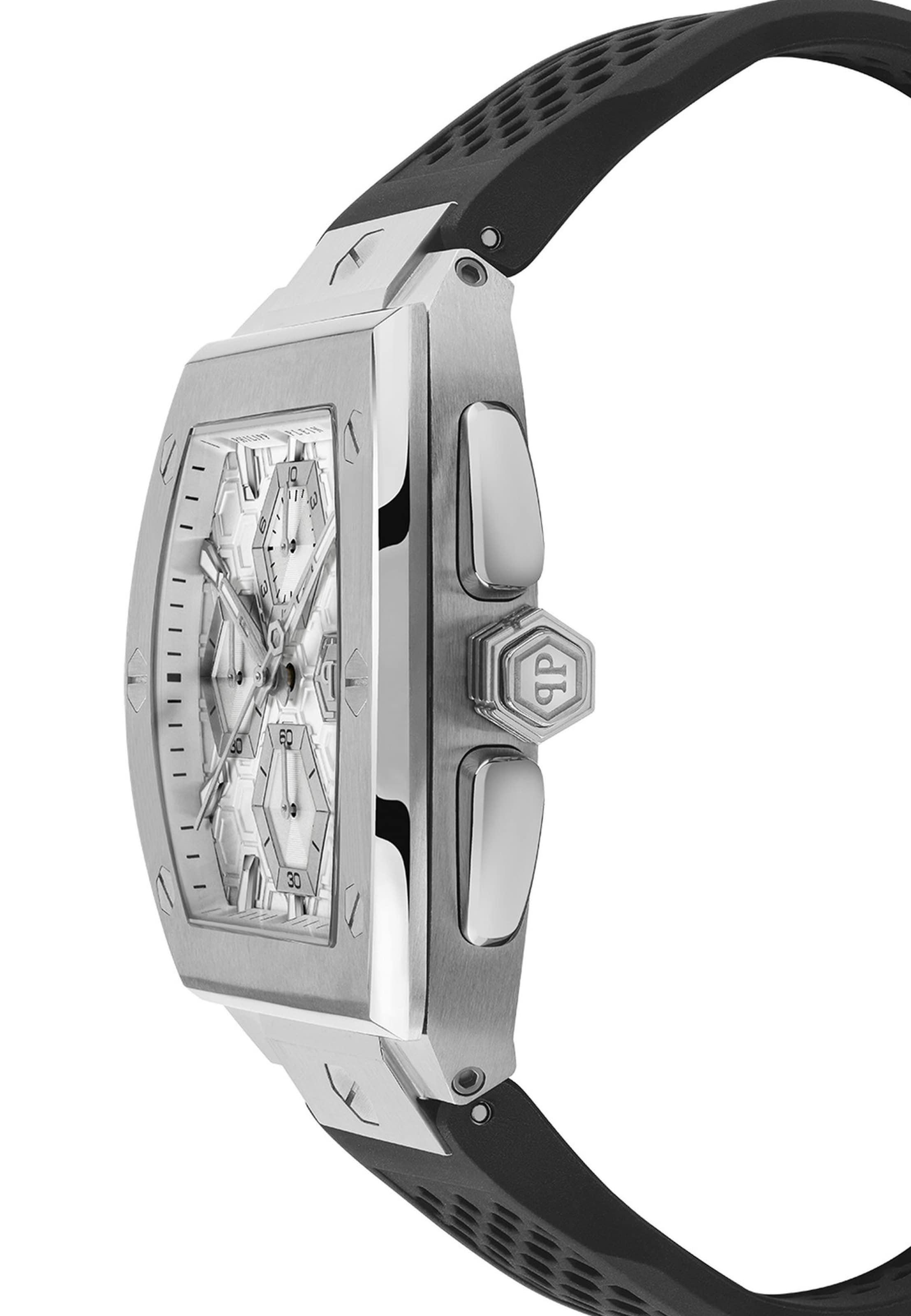 Philipp Plein Watches Analoog horloge ' HEXAGON PHANTOM ' in Zwart
