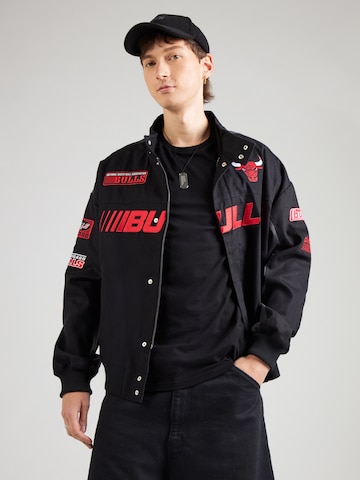 juoda NEW ERA Demisezoninė striukė 'NBA MOTORSPORT': priekis