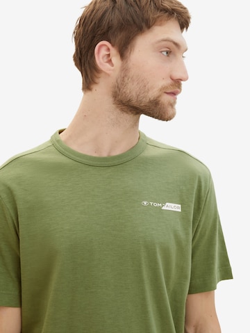 TOM TAILOR T-Shirt in Grün