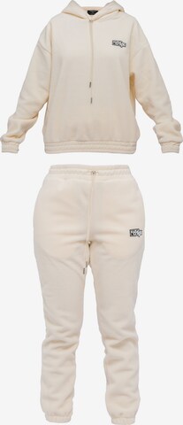 Tom Barron Sports Suit in Beige: front