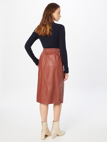 SOAKED IN LUXURY Skirt 'Cady' in Brown