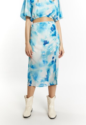 IZIA - Falda en azul: frente