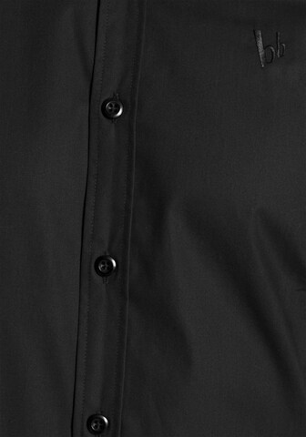 Bruno Banani Slim Fit Businesshemd in Schwarz