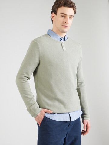 QS Pullover i grøn: forside